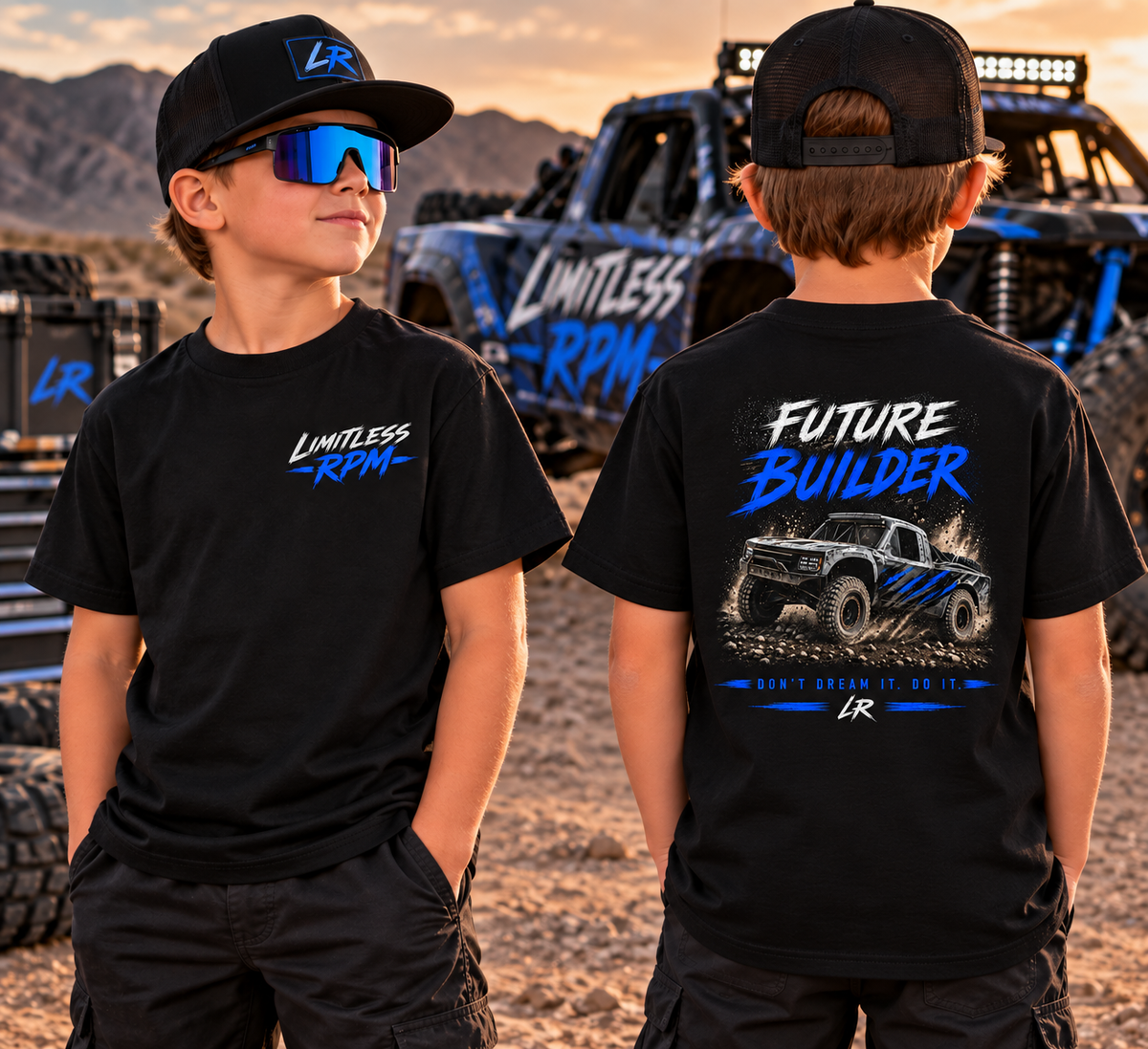 Future Builder Desert Prerunner Youth T-Shirt