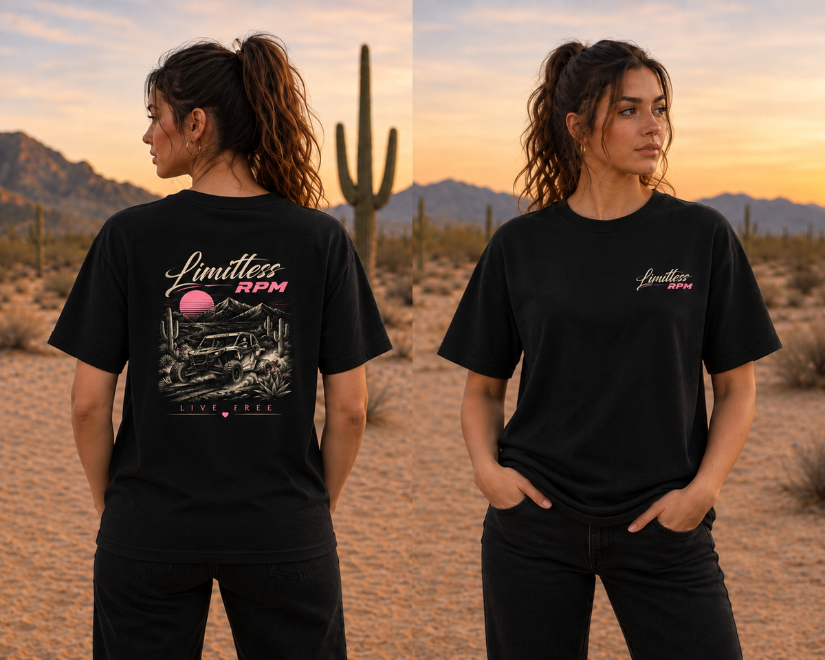 Live Free Women’s UTV & Off-Road T-Shirt Limitless RPM