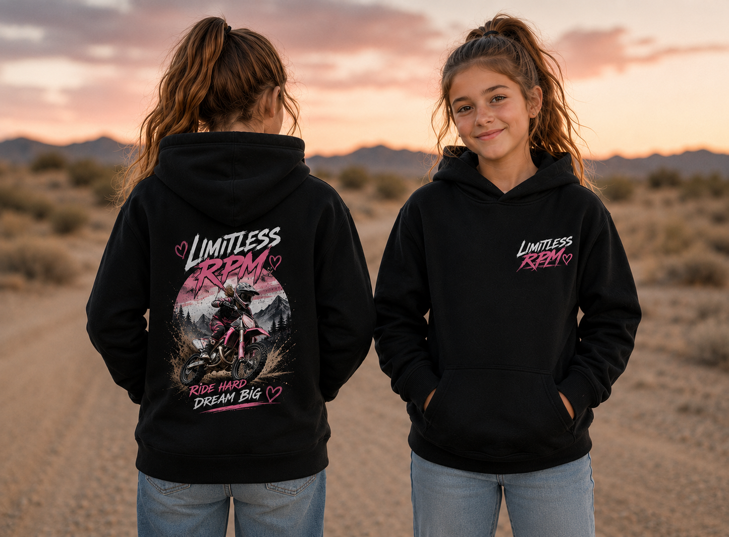 Ride Hard Dream Big Youth Hoodie