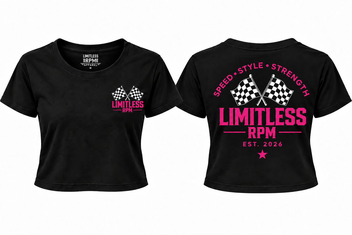 Speed Style Strength Women’s Motorsports T-Shirt Limitless RPM