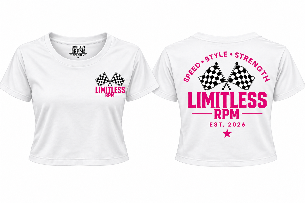 Speed Style Strength Women’s Motorsports T-Shirt Limitless RPM
