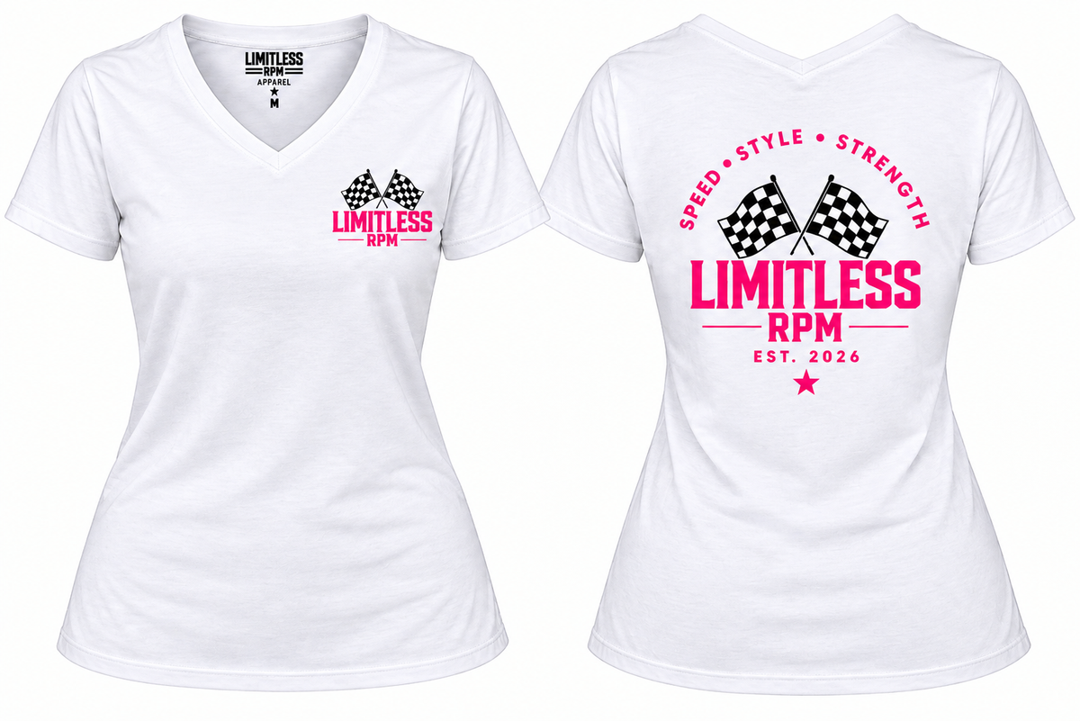 Speed Style Strength Women’s Motorsports T-Shirt Limitless RPM