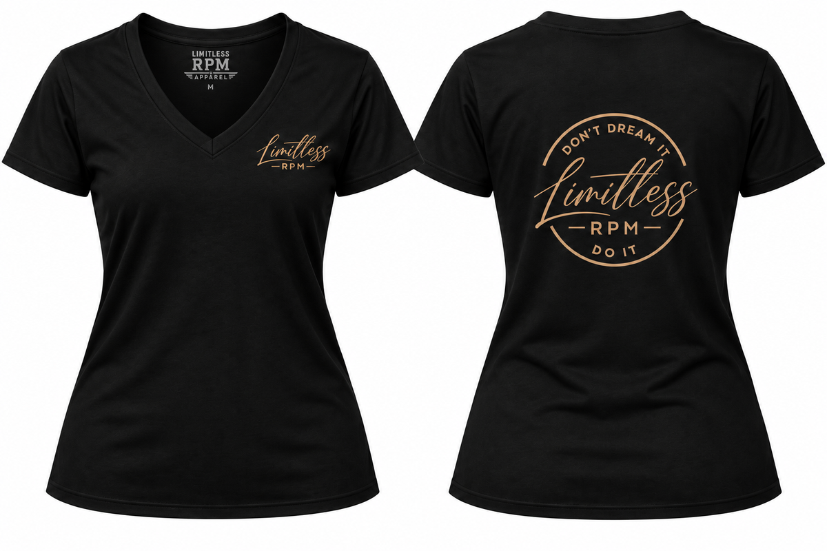 Desert Class, Don’t Dream It, Do It Women’s Off-Road Tee Shirt Limitless RPM