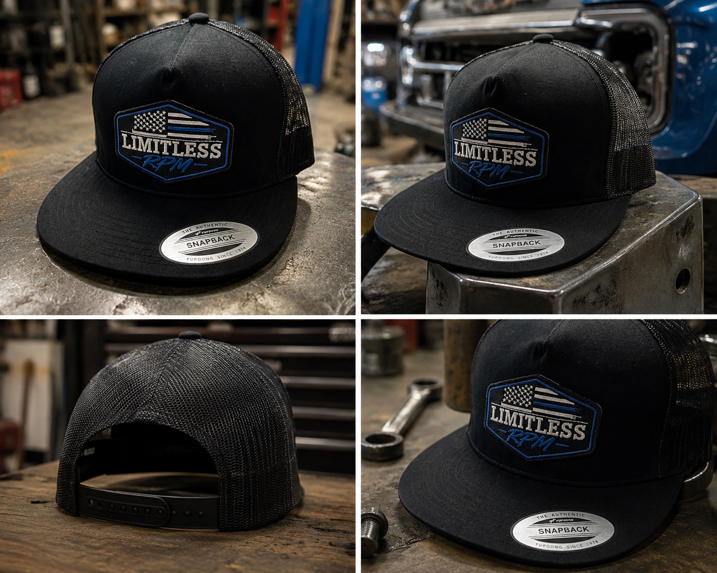 Blue Line Snapback