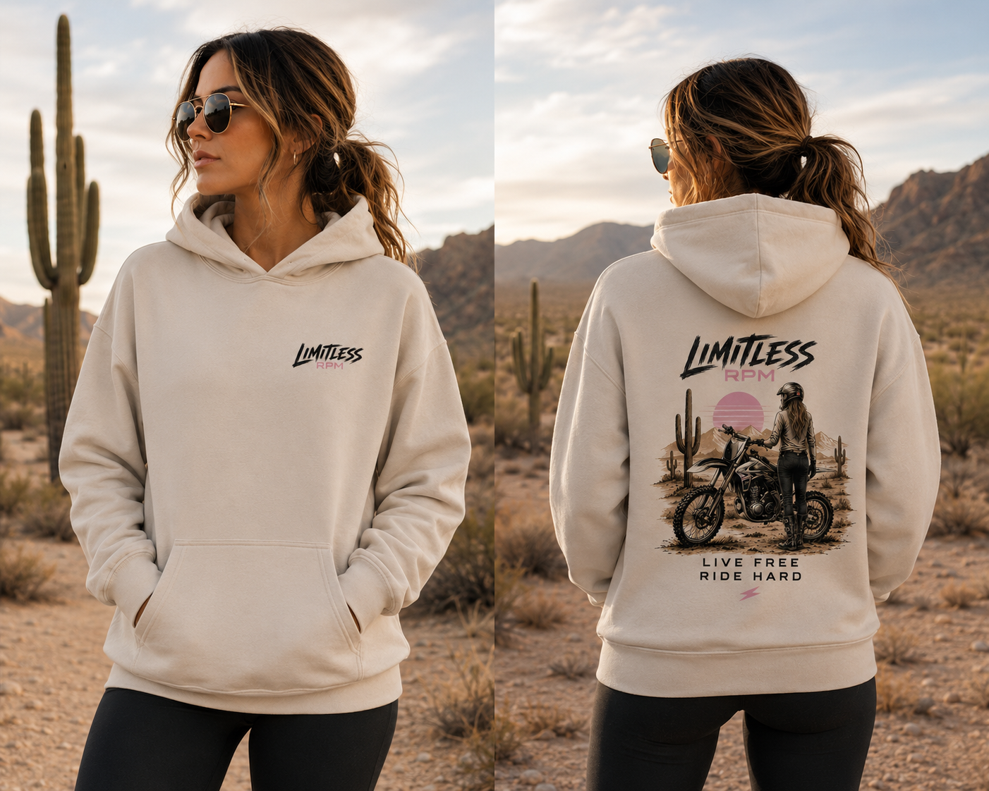Desert Rider Women's Hoodie